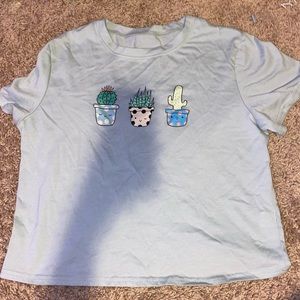 A very cute succulent shirt